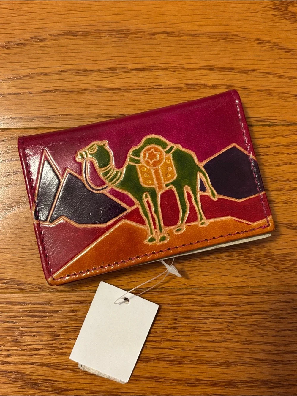 NEW Colorful Camel Cardholder Snap Button Wallet Pink Orange Purple Green Gift